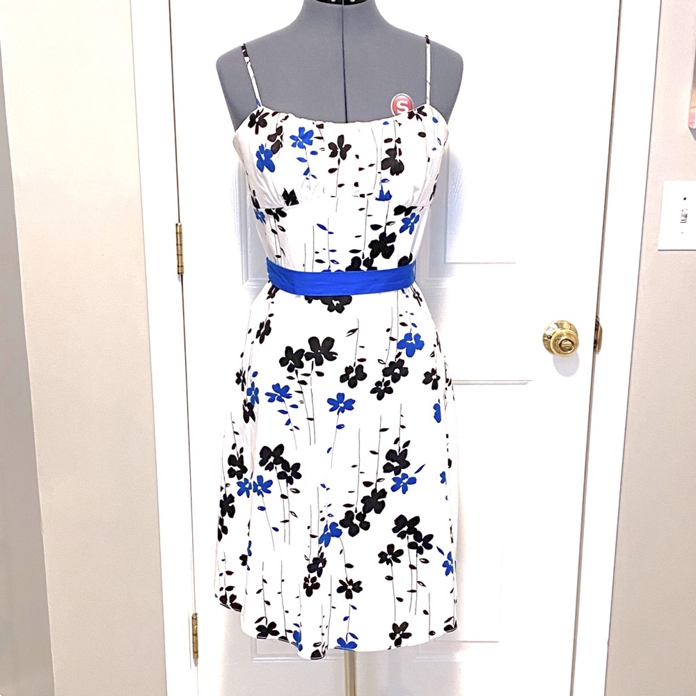 A.P.N.Y. Blue/black floral sundress 8 428